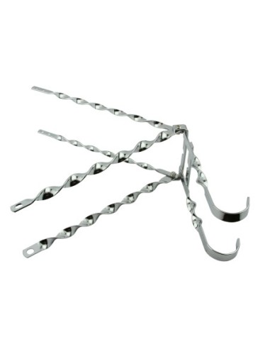 26 Lowrider Flat Twisted Continental Kit Chrome.